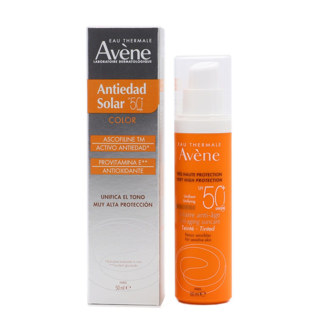 AVENE SOLAR ANTIEDAD 50+ CON COLOR