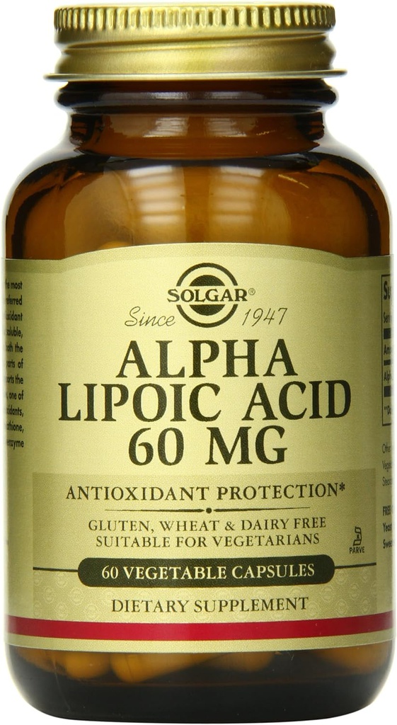  ALPHA-LIPOIC ACID 60 MG  SOLGAR