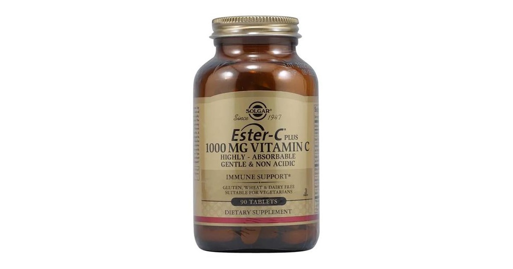 ESTER C-PLUS 1000MG VITAMINA C SOLGAR 