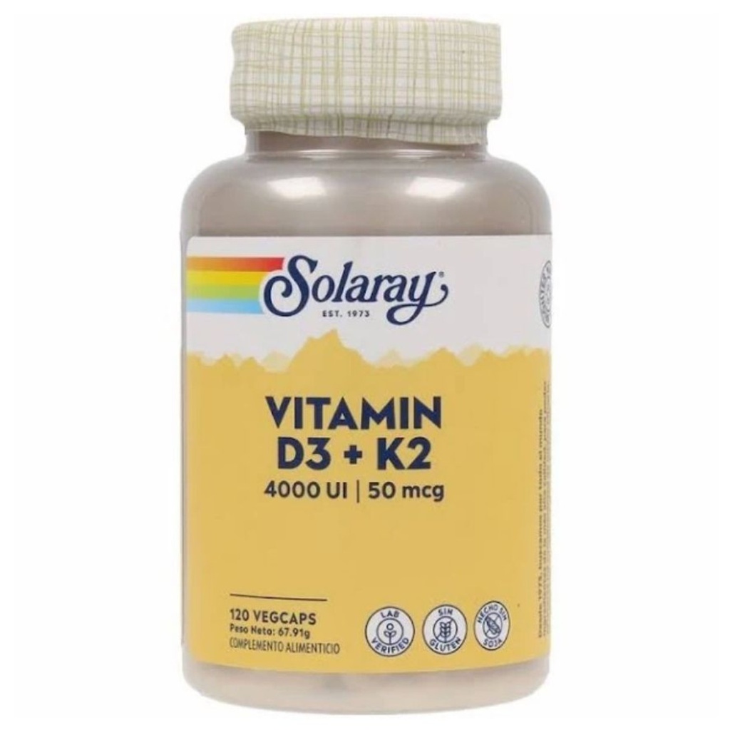 VITAMINA D3+K2 SOLARAY