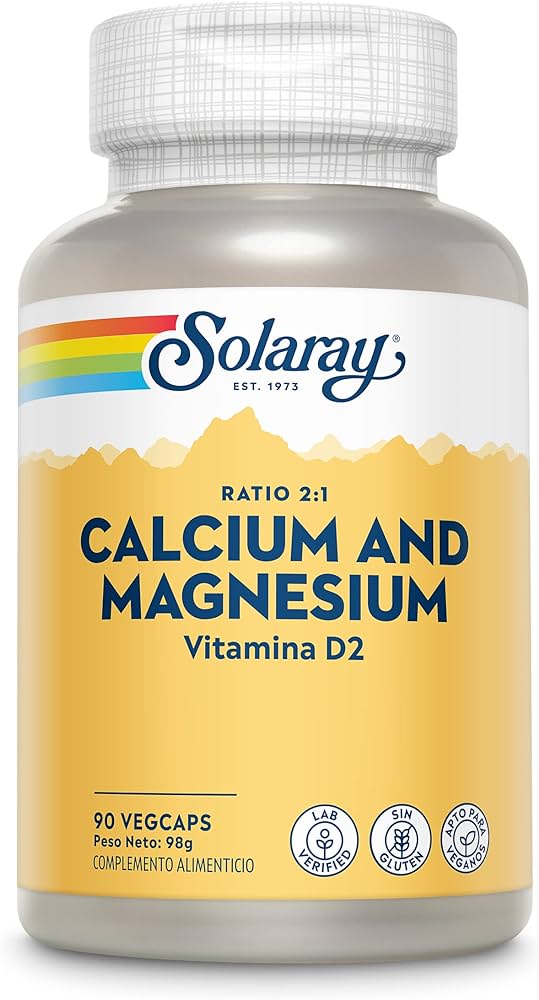 CALCIUM AND MAGNESIUM +VIT D2 SOLARAY