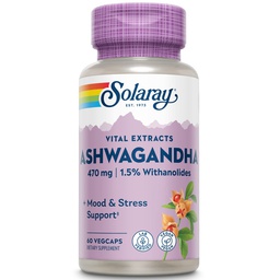 ASHWAGANDHA 470 MG SOLARAY