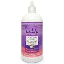 LILA GEL DE BAÑO CREMOSO SIN PERFUME 500ML